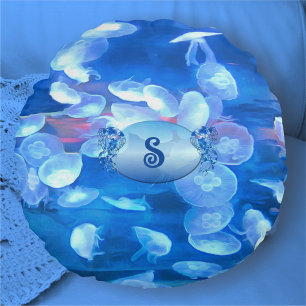 Coussins Ronds Aquarium Jellyfish 0925