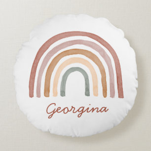 Coussins Ronds Arc-en-ciel Boho
