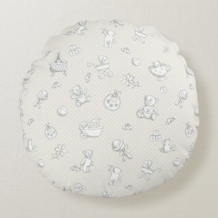 Coussins Ronds Arrière - plan de bébé