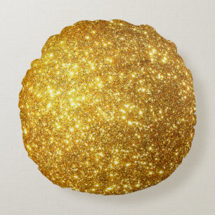 Coussins Ronds Arrière - plan de grunge doré haute résolution, il