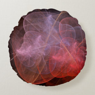 Coussins Ronds Art Abstrait Galaxie Merveilleuse