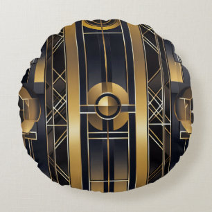 Coussins Ronds Art déco
