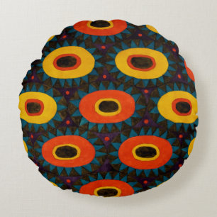 Coussins Ronds Art deco design