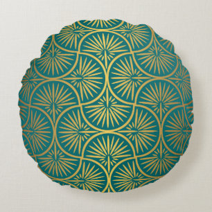 Coussins Ronds Art Décor Papier peint Vintage Oriental