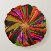 Coussins Ronds Art du mandala (Dos)