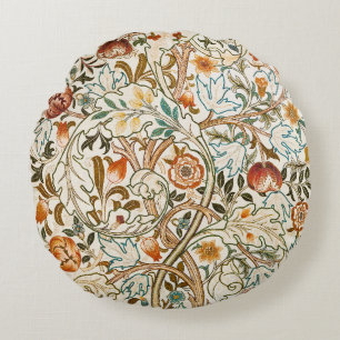 Coussins Ronds Art floral vintage de l'acanthe de William Morris