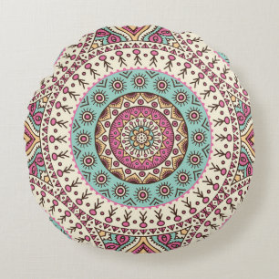 Coussins Ronds Art islamique : Décor Vintage sans couture