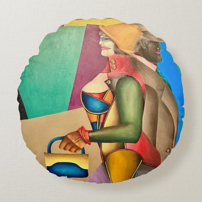 Coussins Ronds Art spain (Devant)