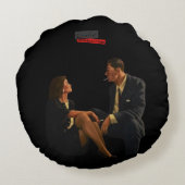 Coussins Ronds Arty Valentine Gift Collection- Decadent Noir  (Dos)