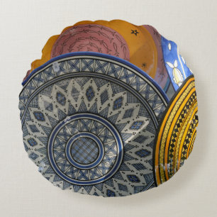 Coussins Ronds Assiettes en céramique