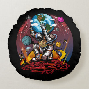 Coussins Ronds Atlas Space Man