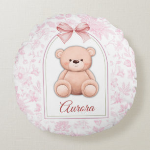Coussins Ronds Aurora Conception personnalisée d'ours en peluch
