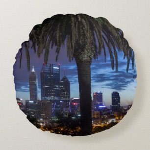 Coussins Ronds Australie, Perth, paysage urbain depuis Kings Park