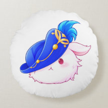 Autocollant de lapin sorcier bleu mignon