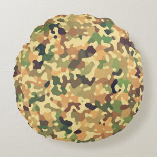 Coussins Ronds Automne Camo