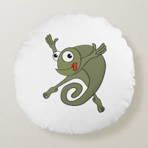 Coussins Ronds Awesome Chameleon