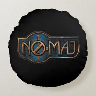 Coussins Ronds Badge NO-MAJ™ en or et marbre