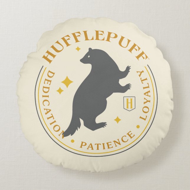 Coussins Ronds Badger House Badger House Badger Badger Badge Badd (Devant)