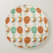 Coussins Ronds Ballons Whimsical à air chaud (Devant)