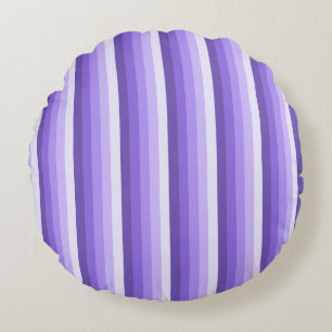 Coussins Ronds Bandes d'ombre violette