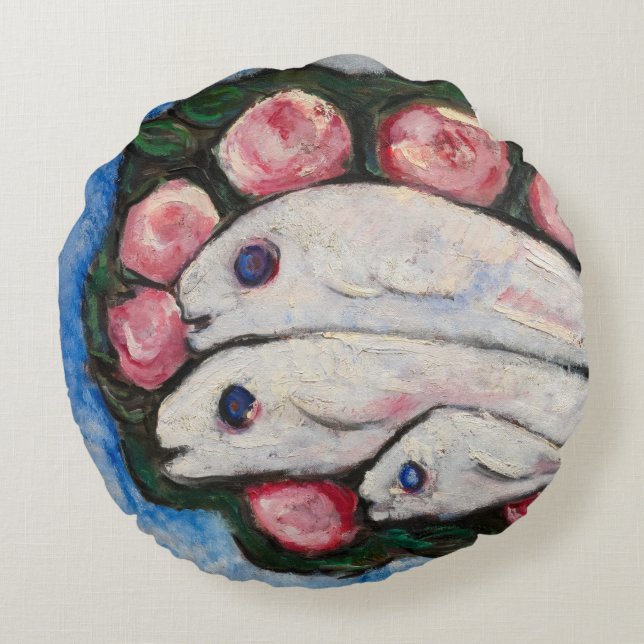 Coussins Ronds Banquet en silence, 1935-1936 par Marsden Hartley (Dos)