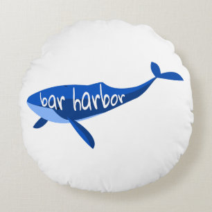 Coussins Ronds Bar Harbour Maine Whale