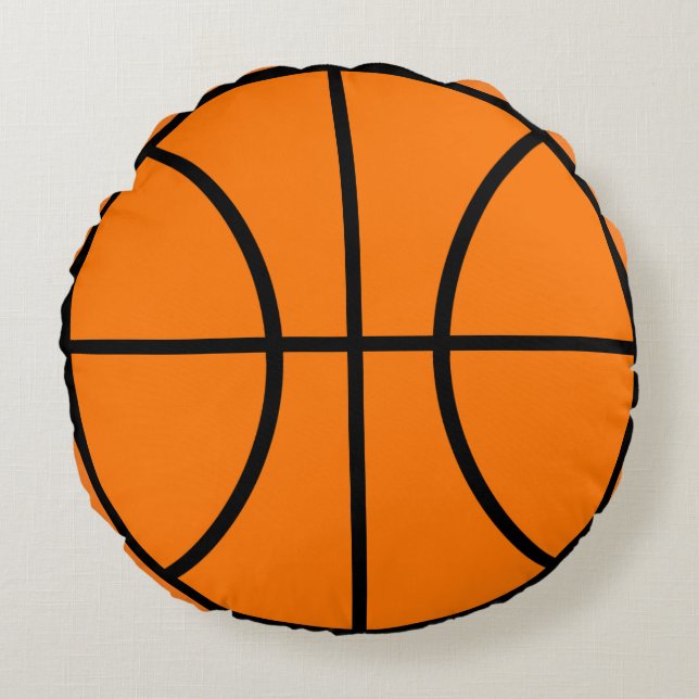 Coussins Ronds Basketball Sports Pillow Gift (Devant)