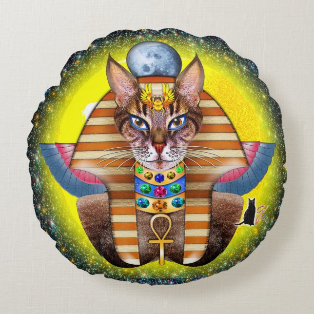 Coussins Ronds Bastet (Devant)