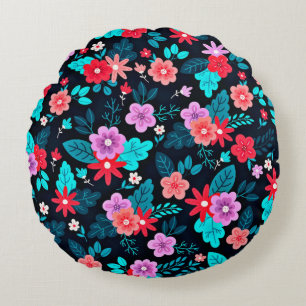 Coussins Ronds Beau arrangement Ditsy Floral Pattern-56576