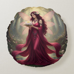 Coussins Ronds Beau Juillet Ruby Fairy