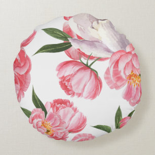 Coussins Ronds Beau Rose