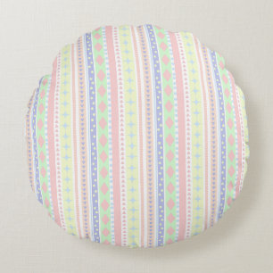 Coussins Ronds Bébé mignon Pastel Imprimer