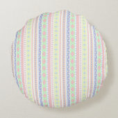 Coussins Ronds Bébé mignon Pastel Imprimer (Dos)