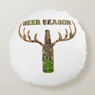 Coussins Ronds Beer Season Hunting Season Venin For Hunter