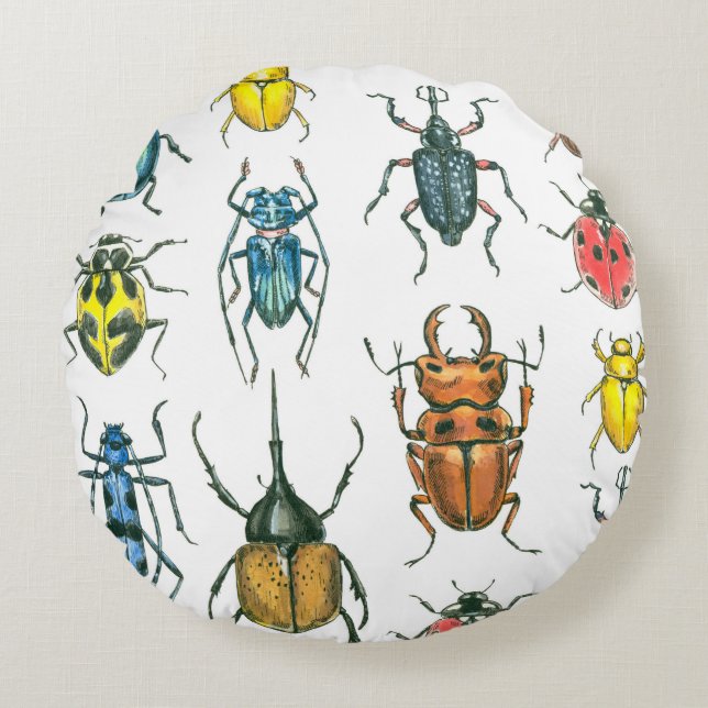 Coussins Ronds Beetles (Devant)