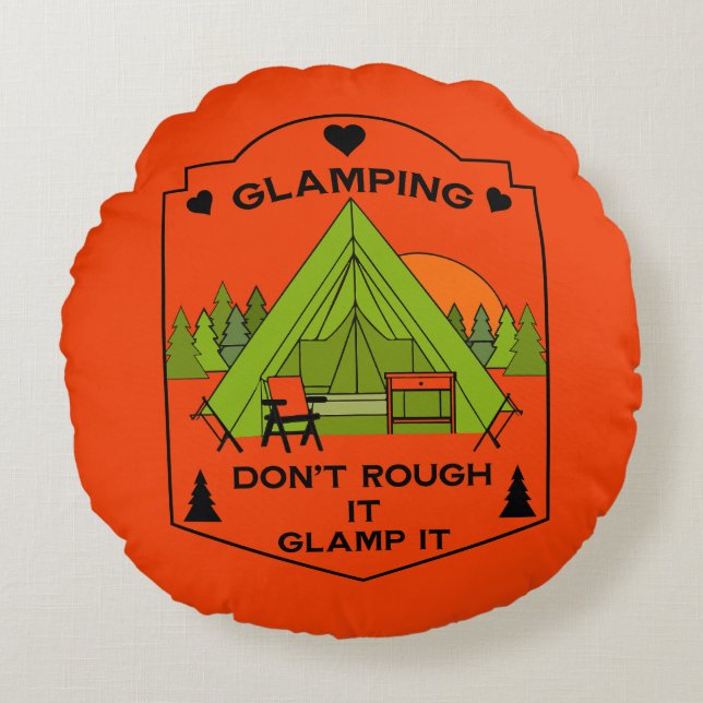 Coussins Ronds Bell Tent Glamping (Devant)