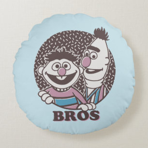 Coussins Ronds Bert & Ernie Bros
