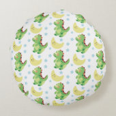 Coussins Ronds Bib bébé Dinosaur (Dos)