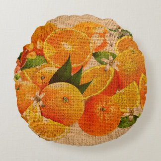 Coussins Ronds Bitter Oranges from Capri (Cretonne Edition)