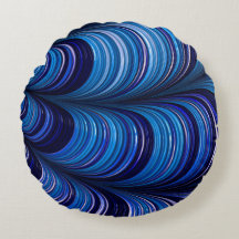 ~ bleu de conception de motif de fractale du