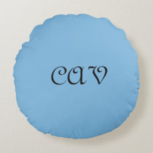 Coussins Ronds Bleu de Cornflower