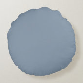 Coussins Ronds Bleu Poussière (Dos)