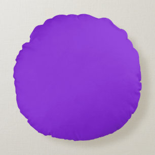 Coussins Ronds Bleu Violet Uni Minimaliste Moderne Simple