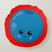 Coussins Ronds Blueberry Charme (Devant)