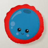 Coussins Ronds Blueberry Charme (Dos)