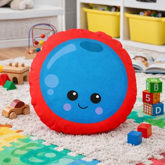 Coussins Ronds Blueberry Charme