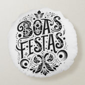 Coussins Ronds Boas Festas (Dos)