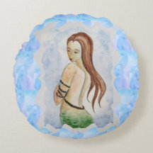 Boho Beach Mystical Mermaid Aquarelle