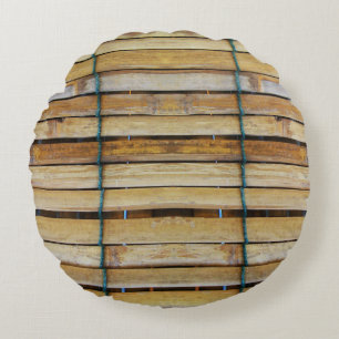 Coussins Ronds Bois d'époque en bois