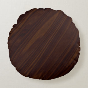 Coussins Ronds Bois foncé